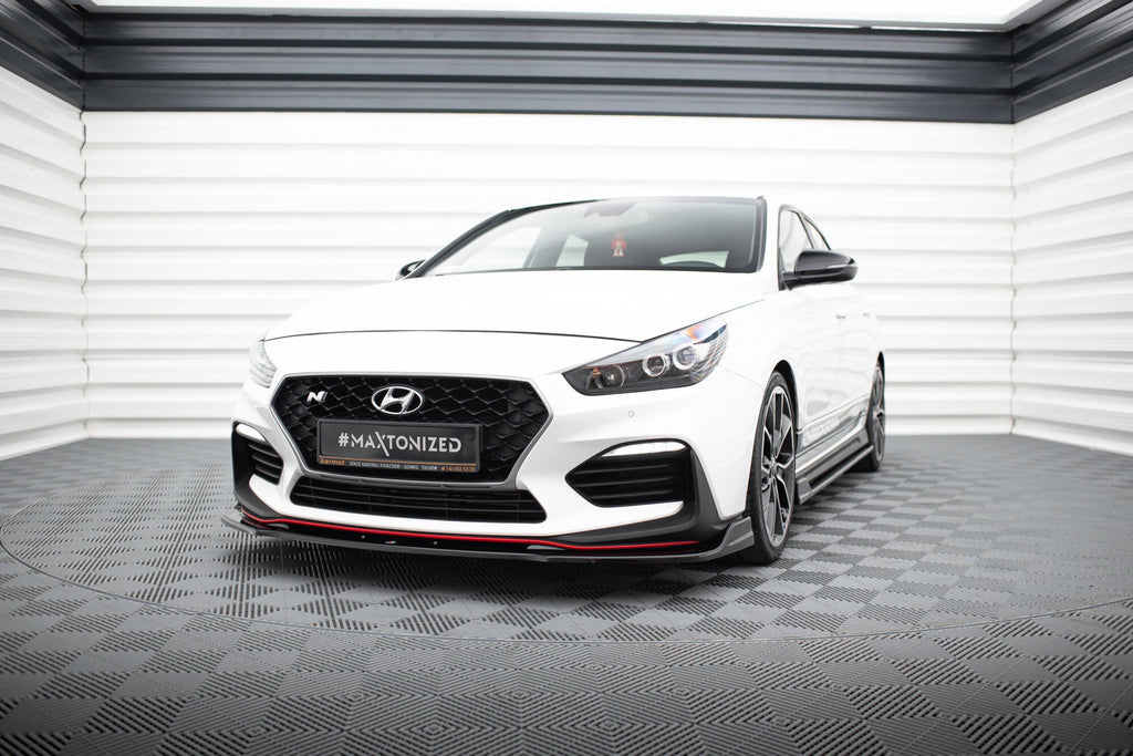 MAXTON DESIGN FRONT SPLITTER V.3 HYUNDAI I30 N (Elantra GT) MK3 HATCHBACK/ FASTBACK