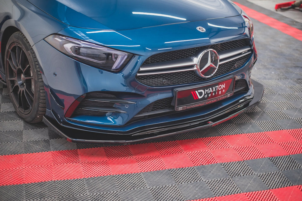 MAXTON DESIGN FRONT SPLITTER V.3 MERCEDES A35 AMG Aero Pack