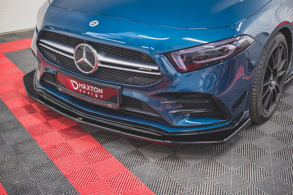 MAXTON DESIGN FRONT SPLITTER V.3 MERCEDES A35 AMG Aero Pack