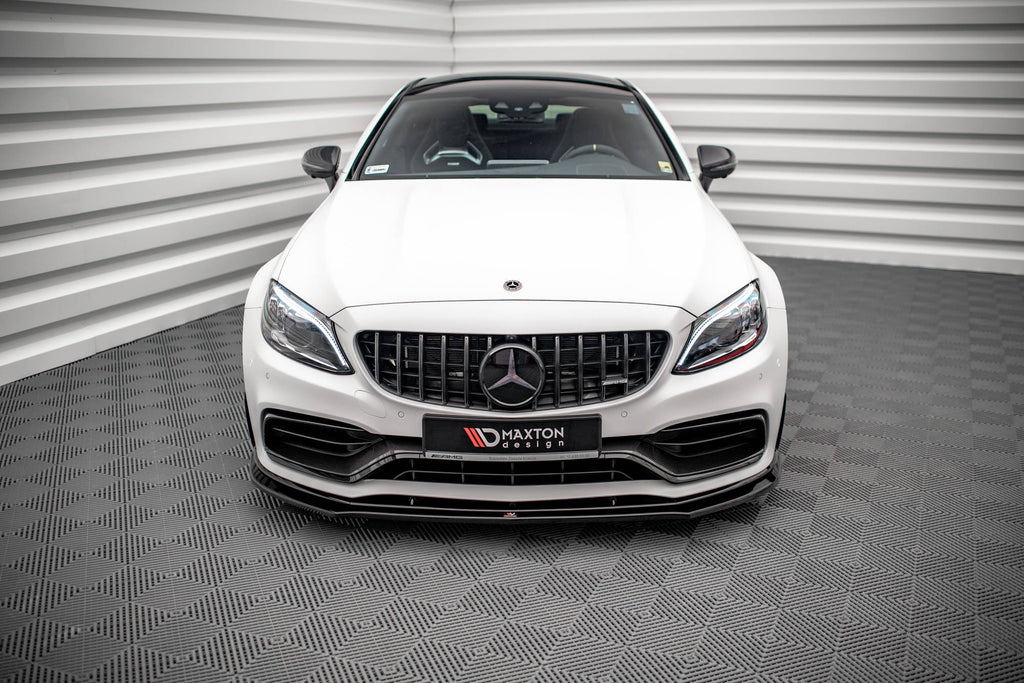 MAXTON DESIGN FRONT SPLITTER V.3 MERCEDES-AMG C63 COUPE C205 FACELIFT