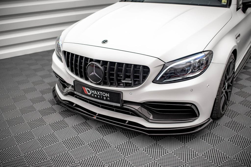 MAXTON DESIGN FRONT SPLITTER V.3 MERCEDES-AMG C63 COUPE C205 FACELIFT