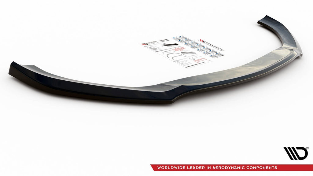 MAXTON DESIGN FRONT SPLITTER V.3 MERCEDES CLS AMG-LINE / 53AMG C257