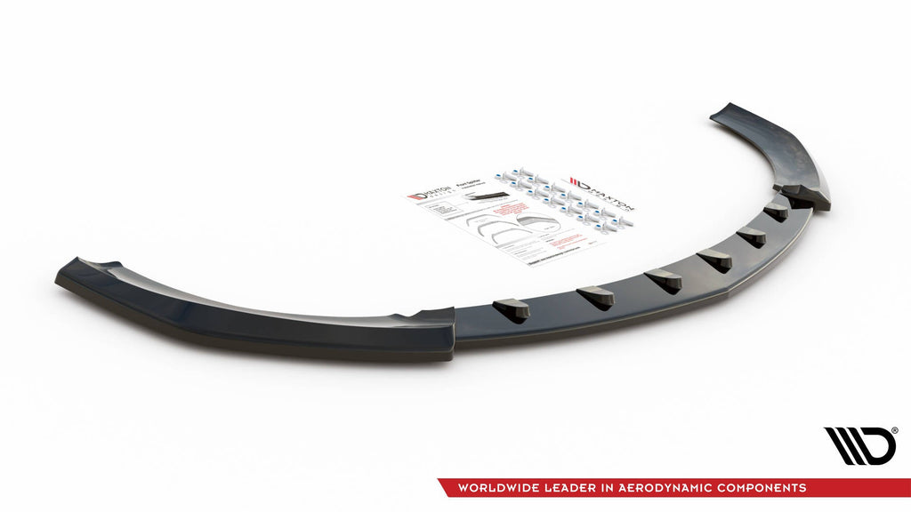 MAXTON DESIGN FRONT SPLITTER V.3 MERCEDES-BENZ E63 AMG ESTATE/SEDAN S213/W213