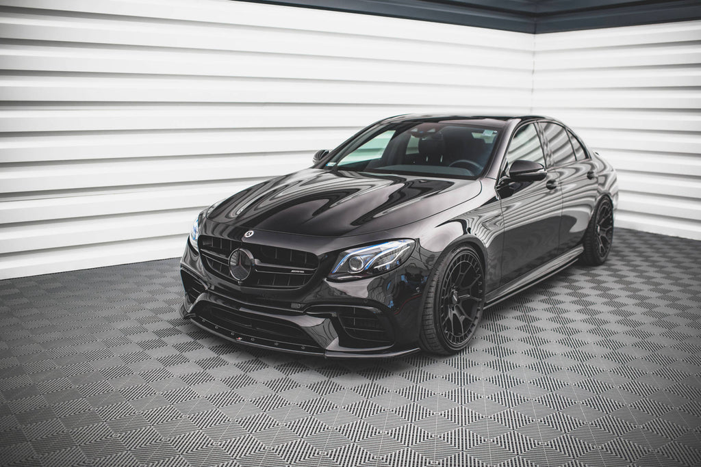 MAXTON DESIGN FRONT SPLITTER V.3 MERCEDES-BENZ E63 AMG ESTATE/SEDAN S213/W213