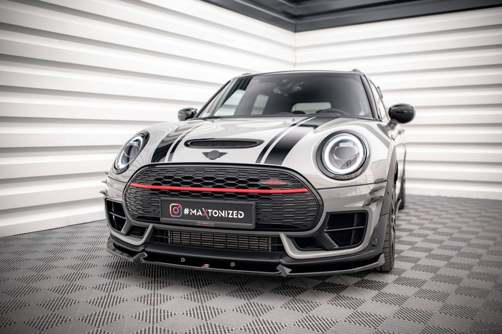 MAXTON DESIGN FRONT SPLITTER V.3 MINI COOPER CLUBMAN JOHN COOPER WORKS F54