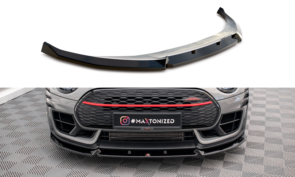 MAXTON DESIGN FRONT SPLITTER V.3 MINI COOPER CLUBMAN JOHN COOPER WORKS F54