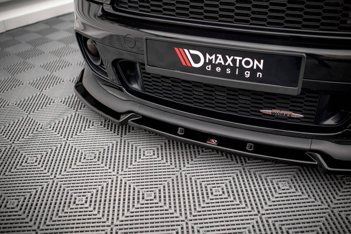 MAXTON DESIGN FRONT SPLITTER V.3 MINI COOPER JOHN COOPER WORKS R56 ...