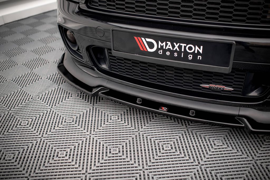 MAXTON DESIGN FRONT SPLITTER V.3 MINI COOPER JOHN COOPER WORKS R56