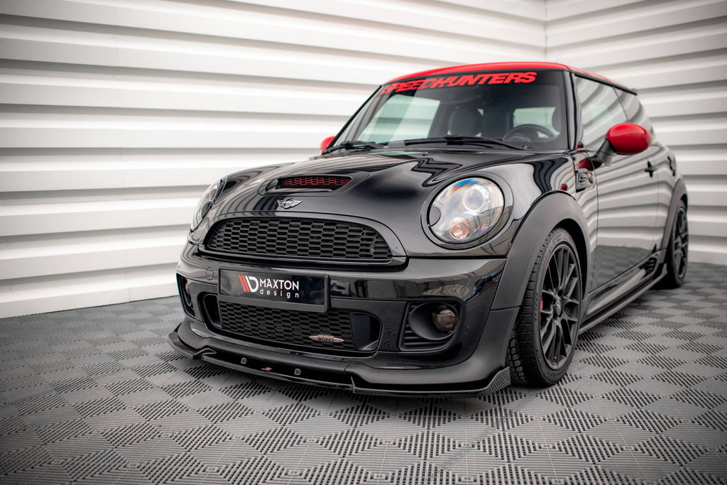 MAXTON DESIGN FRONT SPLITTER V.3 MINI COOPER JOHN COOPER WORKS R56