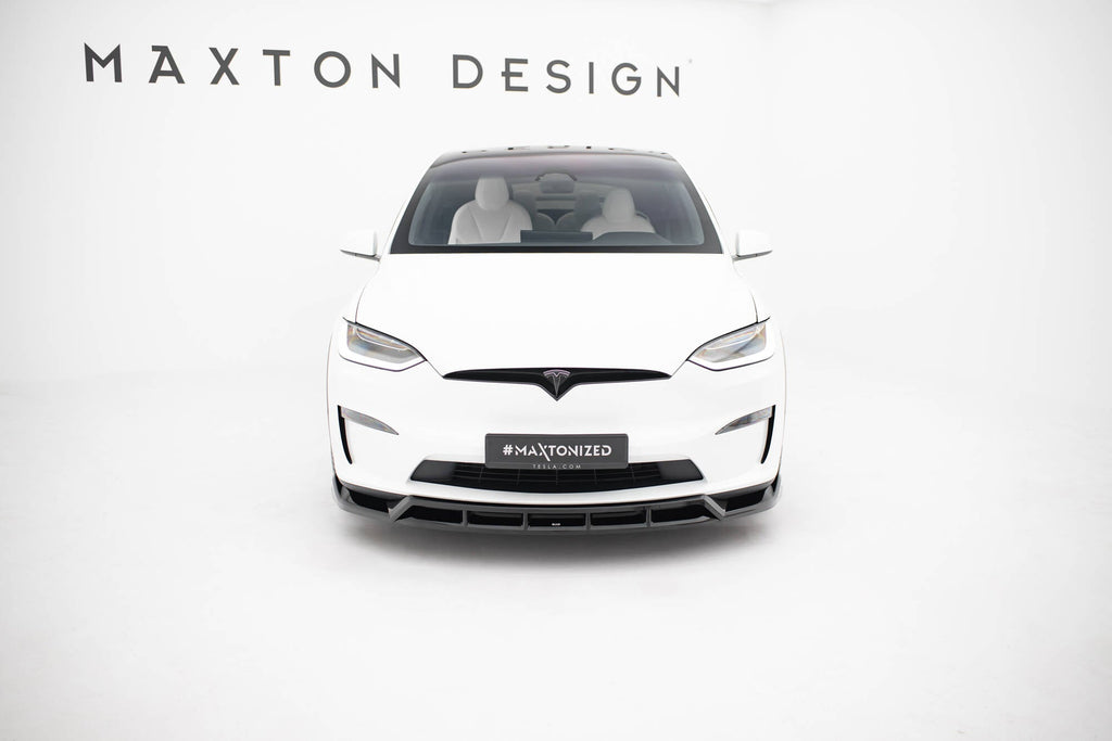 MAXTON DESIGN FRONT SPLITTER V.3 TESLA MODEL X MK1 FACELIFT