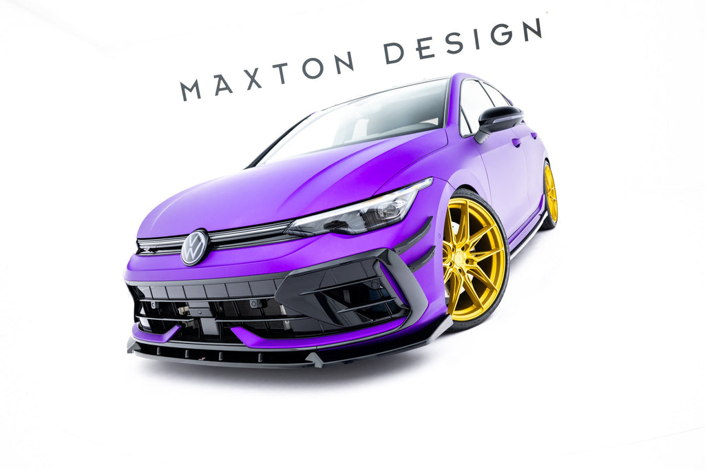MAXTON DESIGN Front Splitter V.3 Volkswagen Golf R Mk8 Facelift