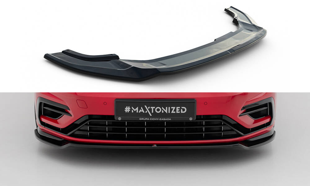 MAXTON DESIGN FRONT SPLITTER V.3 VW GOLF VII R (FACELIFT)