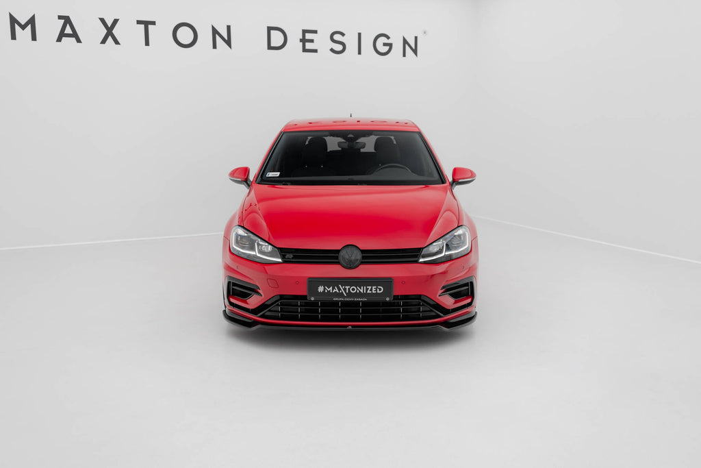 MAXTON DESIGN FRONT SPLITTER V.3 VW GOLF VII R (FACELIFT)