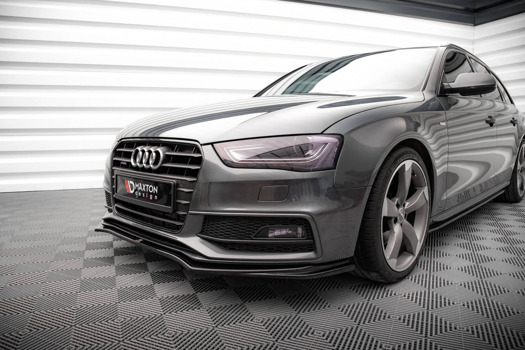 MAXTON DESIGN Front Splitter V.4 Audi A4 S-Line / S4 B8 Facelift