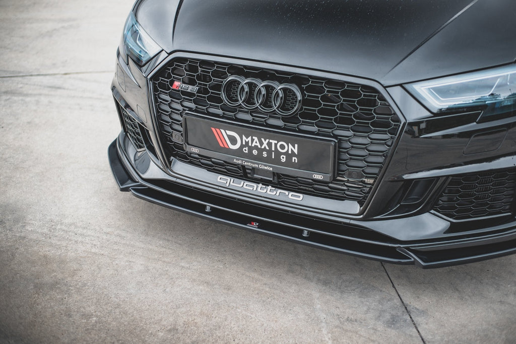 MAXTON DESIGN FRONT SPLITTER V.4 AUDI RS3 8V FACELIFT Sportback