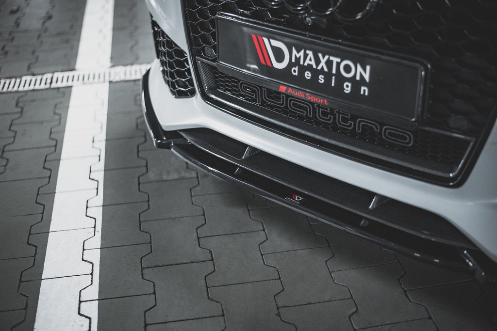 MAXTON DESIGN FRONT SPLITTER V.4 AUDI RS6 C7