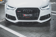 Load image into Gallery viewer, MAXTON DESIGN FRONT SPLITTER V.4 AUDI RS6 C7