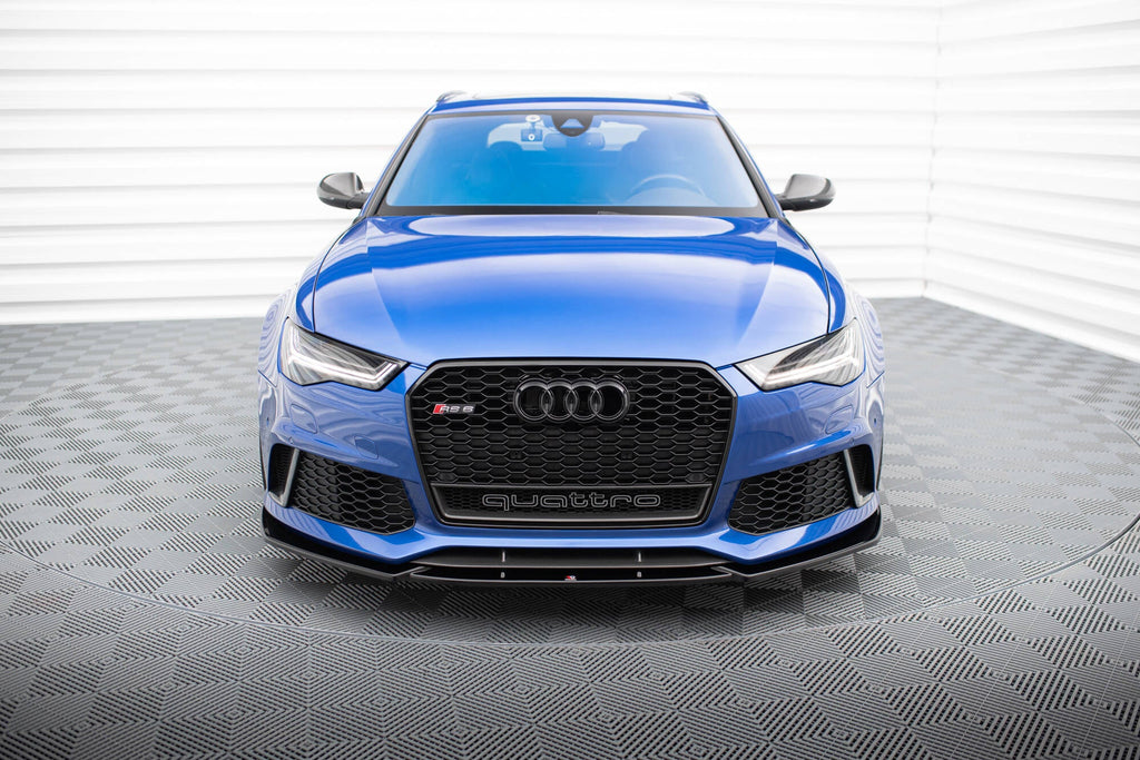 MAXTON DESIGN FRONT SPLITTER V.4 AUDI RS6 C7