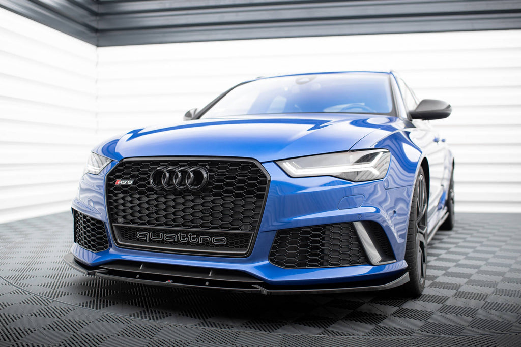 MAXTON DESIGN FRONT SPLITTER V.4 AUDI RS6 C7