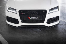 Load image into Gallery viewer, MAXTON DESIGN Front Splitter V.4 Audi RS7 C7