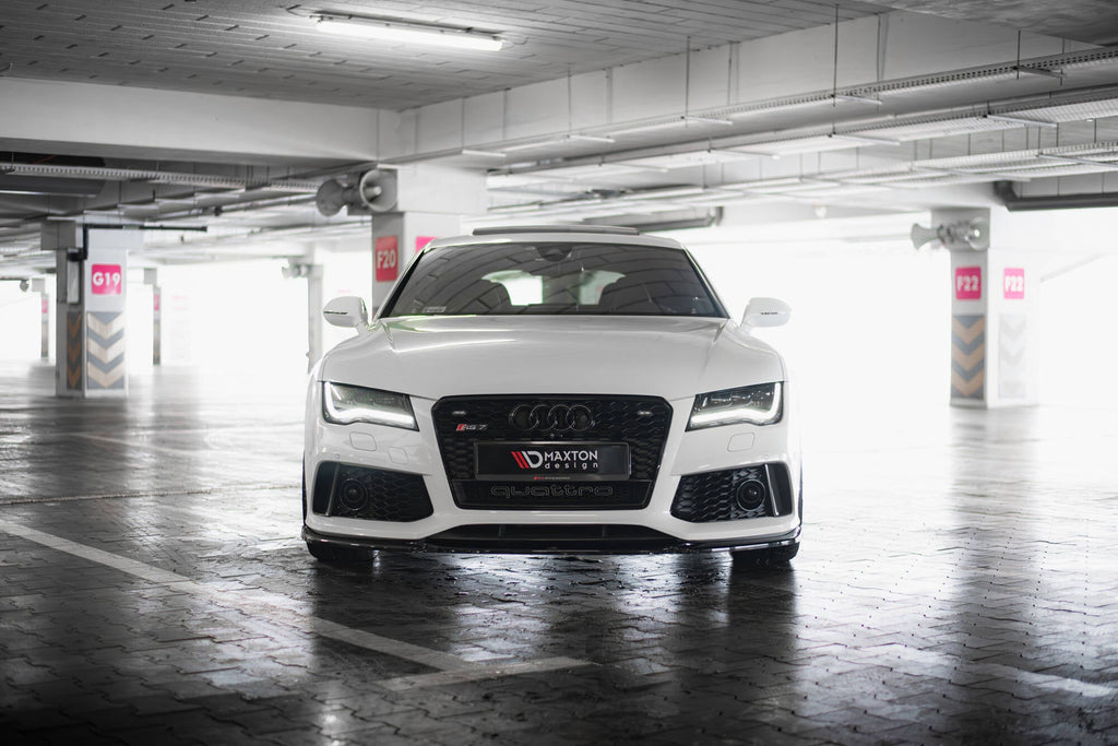 MAXTON DESIGN Front Splitter V.4 Audi RS7 C7