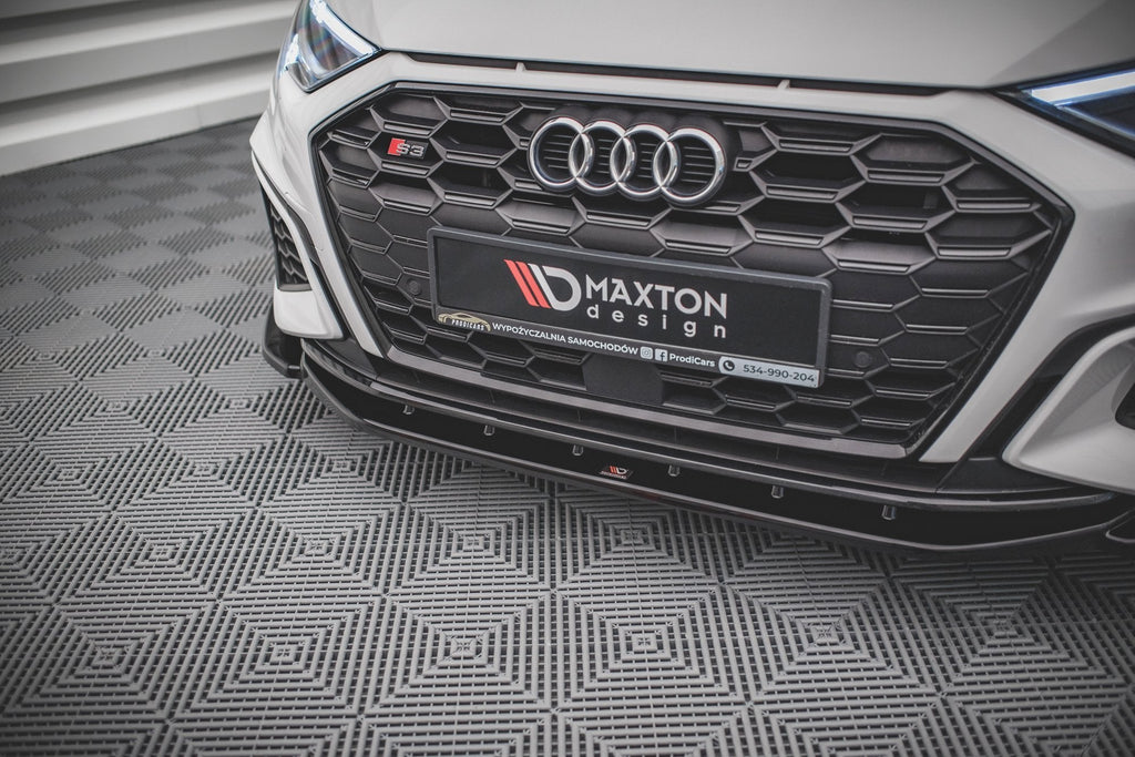 MAXTON DESIGN FRONT SPLITTER V.4 AUDI S3 / A3 S-LINE 8Y