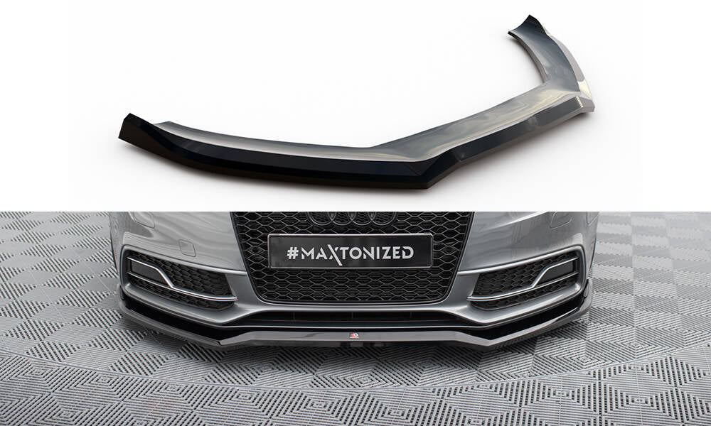 MAXTON DESIGN FRONT SPLITTER V.4 AUDI S5 / A5 S-LINE COUPE / SPORTBACK 8T FACELIFT