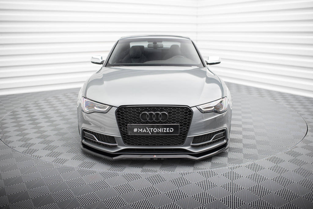 MAXTON DESIGN FRONT SPLITTER V.4 AUDI S5 / A5 S-LINE COUPE / SPORTBACK 8T FACELIFT