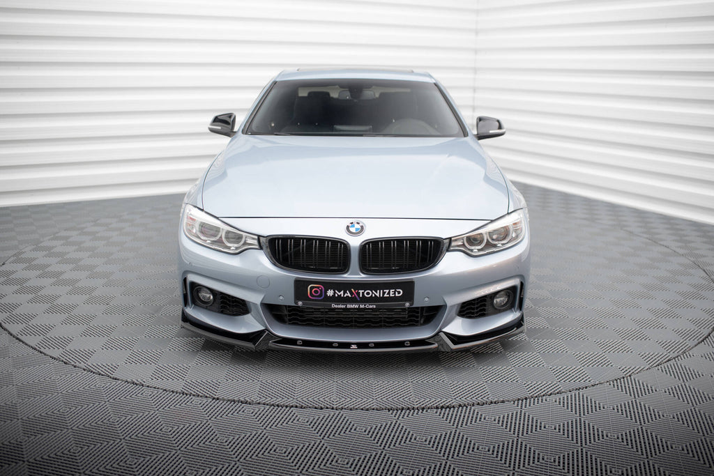 MAXTON DESIGN FRONT SPLITTER V.4 BMW 4 COUPE M-PACK F32