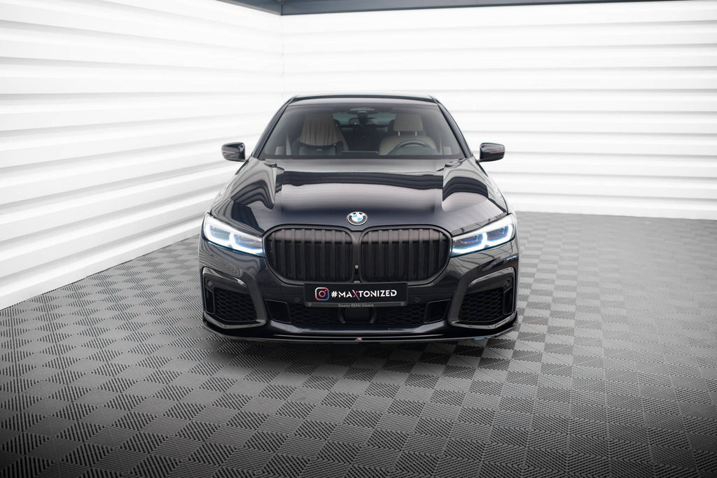 MAXTON DESIGN FRONT SPLITTER V.4 BMW 7 G11 M-PACK FACELIFT