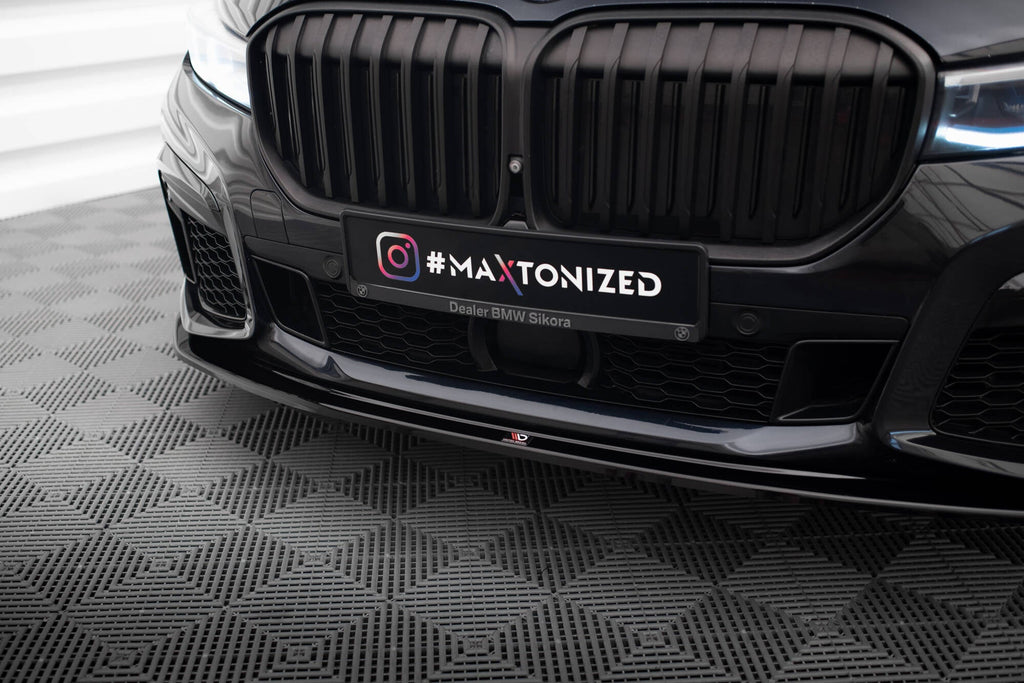 MAXTON DESIGN FRONT SPLITTER V.4 BMW 7 G11 M-PACK FACELIFT