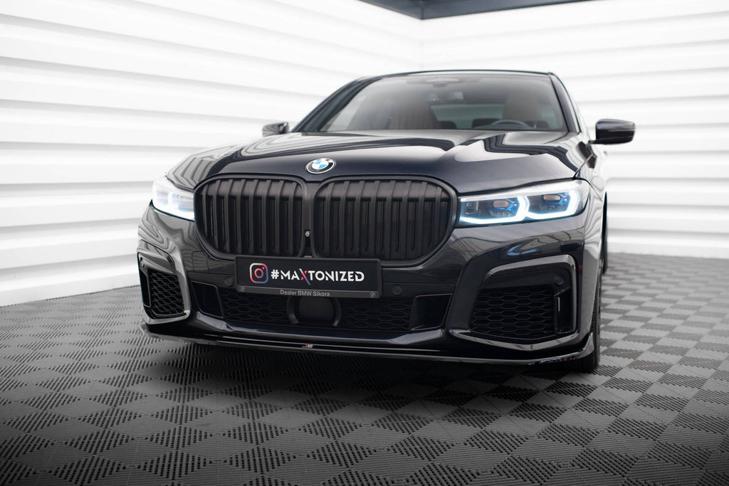 MAXTON DESIGN FRONT SPLITTER V.4 BMW 7 G11 M-PACK FACELIFT