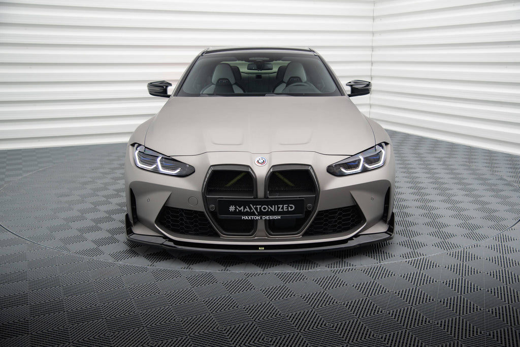 MAXTON DESIGN FRONT SPLITTER V.4 CSL LOOK BMW M4 G82 / M3 G80