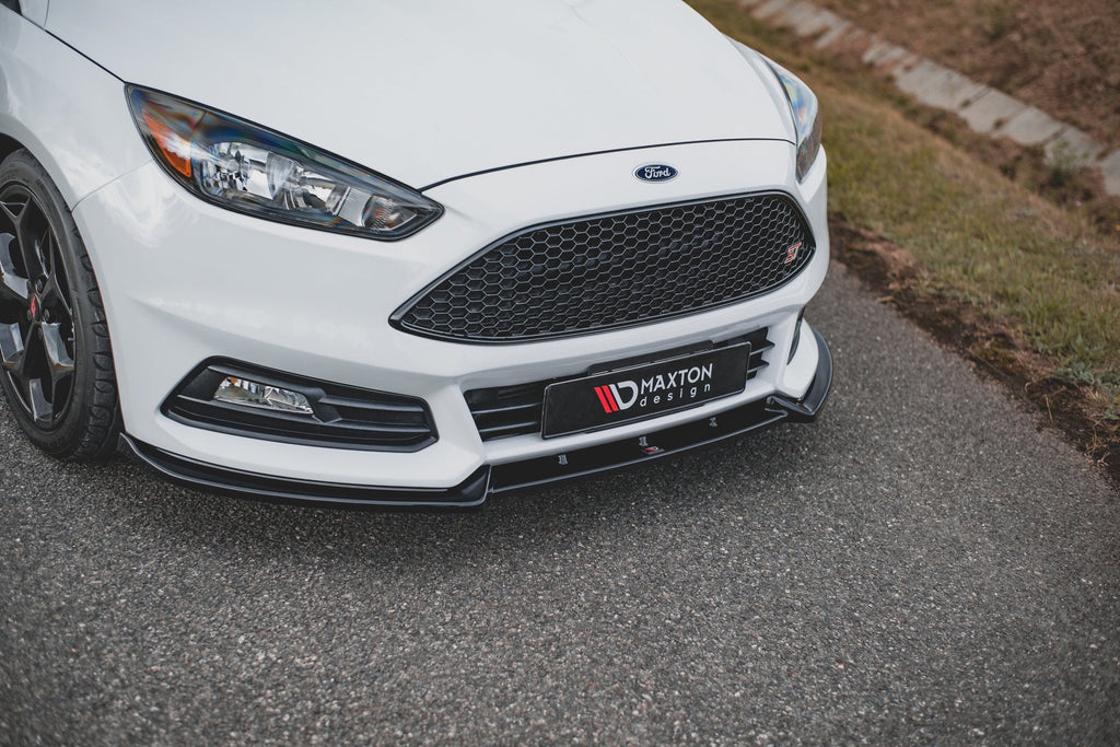 MAXTON DESIGN FRONT SPLITTER V.4 FORD FOCUS ST MK3 FACELIFT