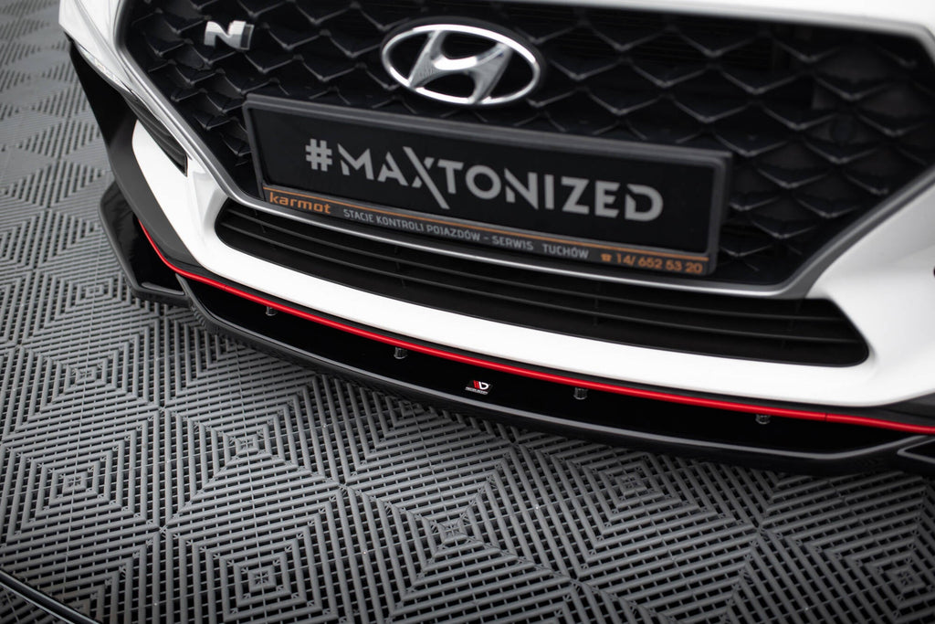 MAXTON DESIGN FRONT SPLITTER V.4 HYUNDAI I30 N (ELANTRA GT) MK3 HATCHBACK/ FASTBACK