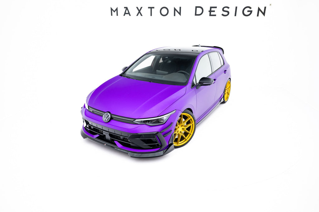 MAXTON DESIGN Front Splitter V.4 Volkswagen Golf R Mk8 Facelift