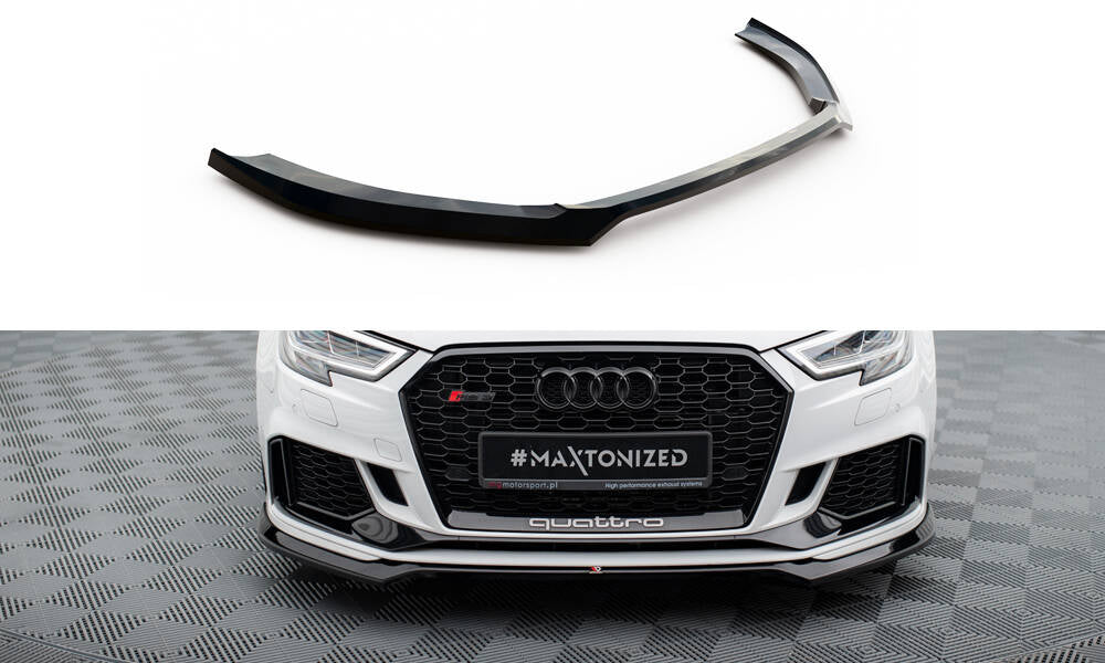 MAXTON DESIGN FRONT SPLITTER V.5 AUDI RS3 SEDAN 8V FACELIFT