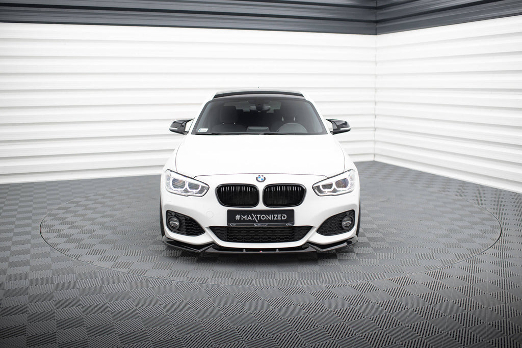 MAXTON DESIGN Front Splitter V.5 BMW 1 M-Pack / M140i F20 Facelift