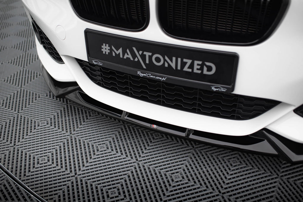 MAXTON DESIGN Front Splitter V.5 BMW 1 M-Pack / M140i F20 Facelift