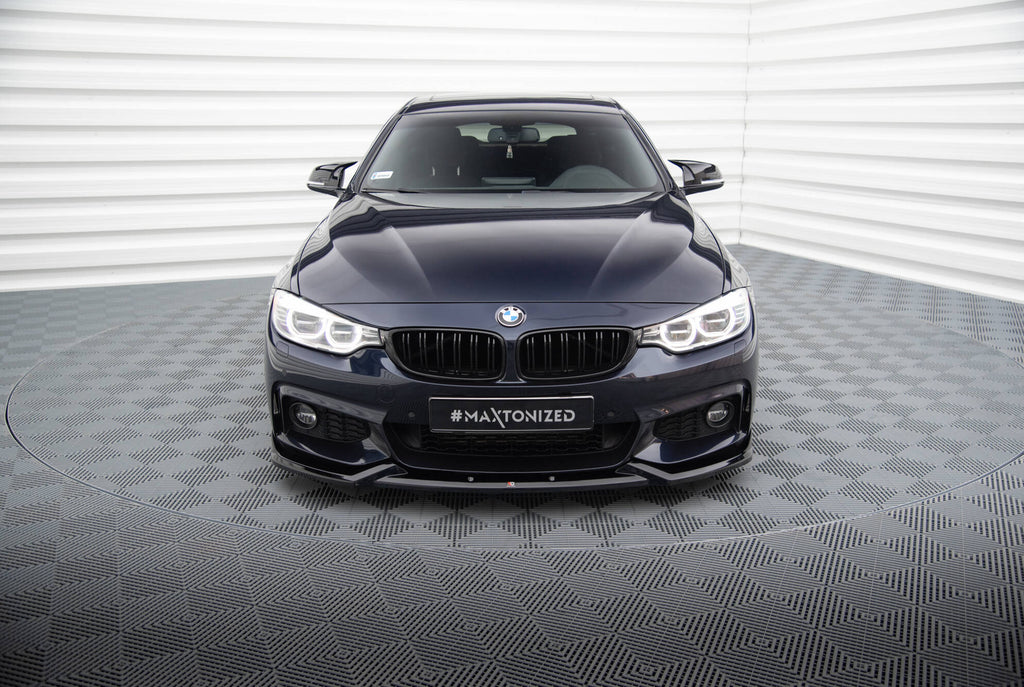 MAXTON DESIGN FRONT SPLITTER V.5 BMW 4 COUPE / GRAN COUPE / CABRIO M-PACK F32 / F36 / F33