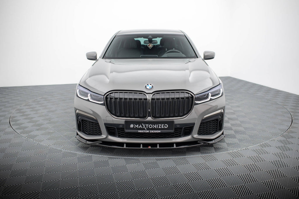 MAXTON DESIGN FRONT SPLITTER V.5 BMW 7 G11 M-PACK FACELIFT