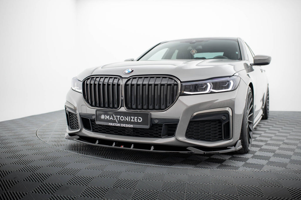 MAXTON DESIGN FRONT SPLITTER V.5 BMW 7 G11 M-PACK FACELIFT