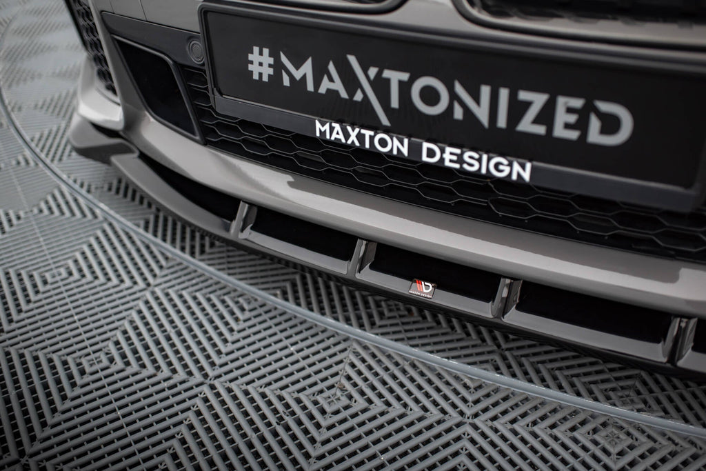 MAXTON DESIGN FRONT SPLITTER V.5 BMW 7 G11 M-PACK FACELIFT