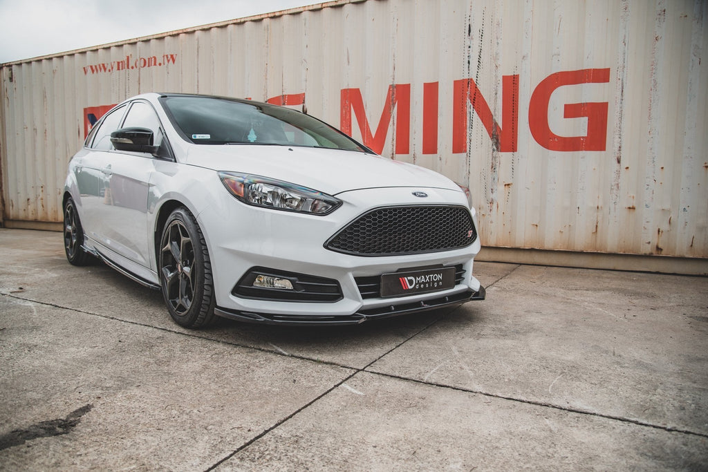 MAXTON DESIGN FRONT SPLITTER V.5 FORD FOCUS ST MK3 FACELIFT