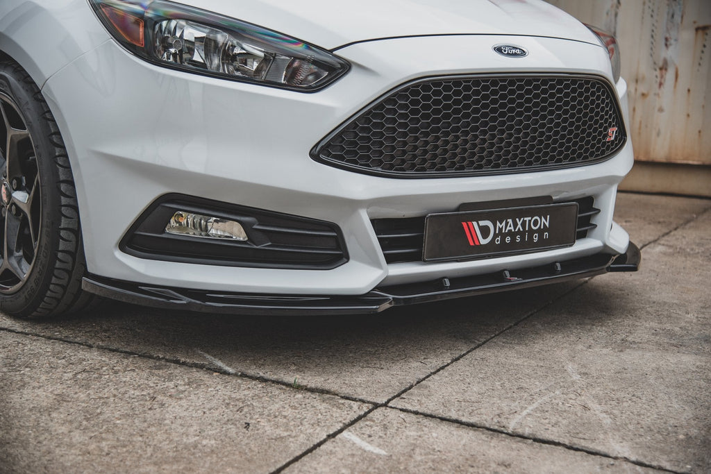 MAXTON DESIGN FRONT SPLITTER V.5 FORD FOCUS ST MK3 FACELIFT