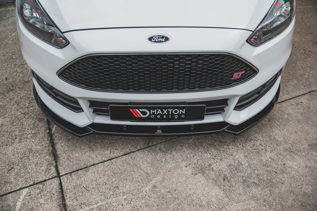 MAXTON DESIGN FRONT SPLITTER V.5 FORD FOCUS ST MK3 FACELIFT