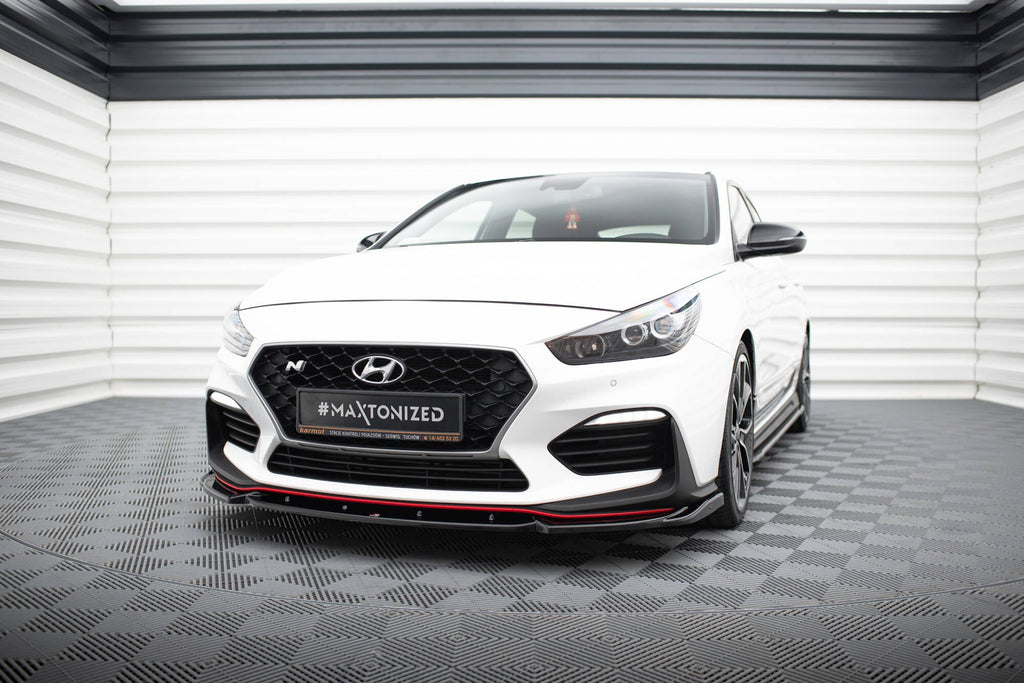 MAXTON DESIGN FRONT SPLITTER V.5 HYUNDAI I30 N (ELANTRA GT) MK3 HATCHBACK/ FASTBACK