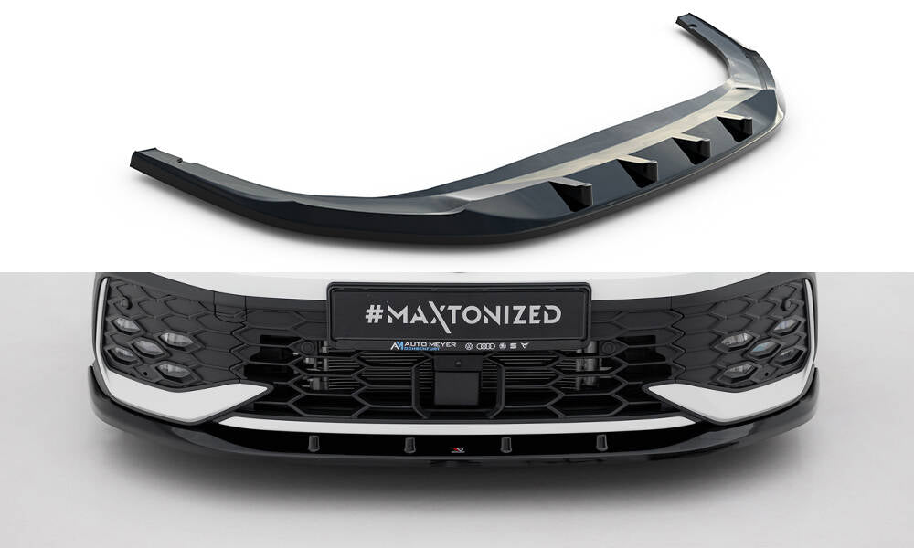MAXTON DESIGN Front Splitter V.5 Volkswagen Golf GTI / GTE / R-Line Mk8 Facelift