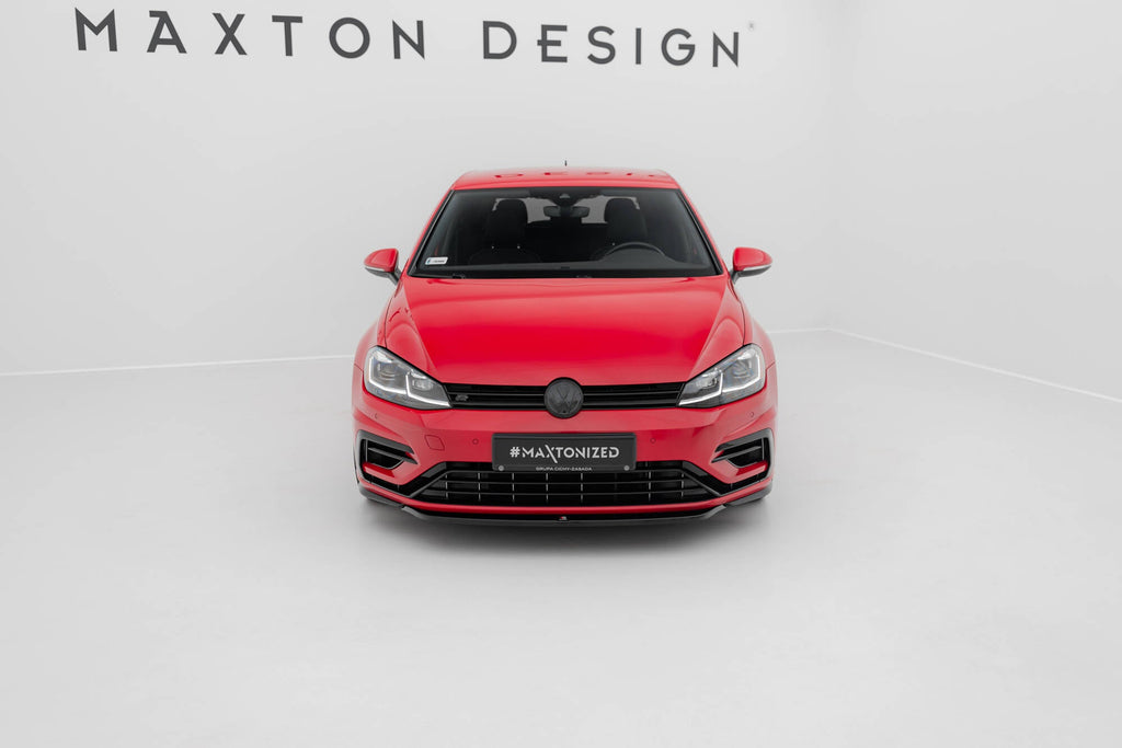 MAXTON DESIGN FRONT SPLITTER V.5 VW GOLF 7 R / R-LINE FACELIFT