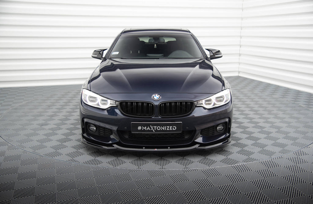 MAXTON DESIGN FRONT SPLITTER V.6 BMW 4 COUPE / GRAN COUPE / CABRIO M-PACK F32 / F36 / F33